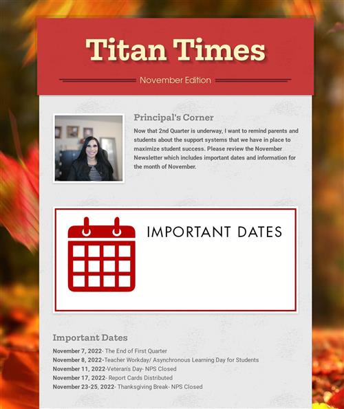  Titan Times November Edition